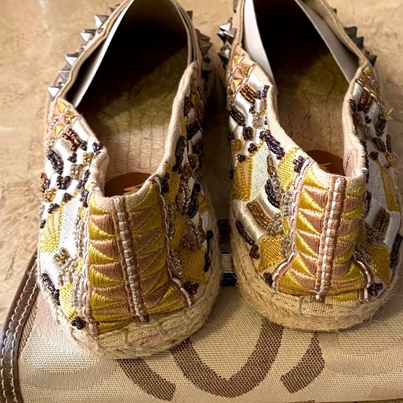 Sam Edelman Beaded studded Woven Espadrille BN 8.5 - Picture 3 of 8